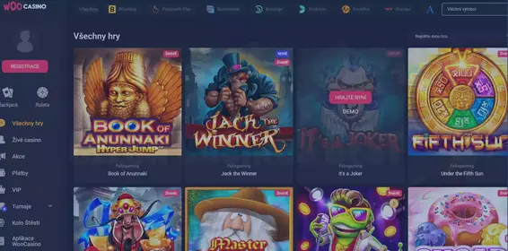 woo casino online hry