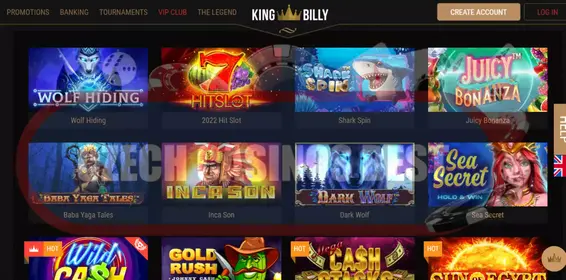 King Billy casino hry