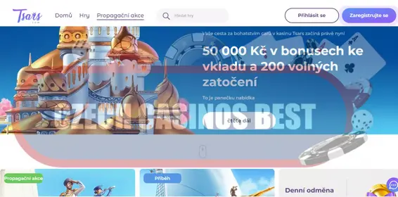 tsars kasinové bonusy