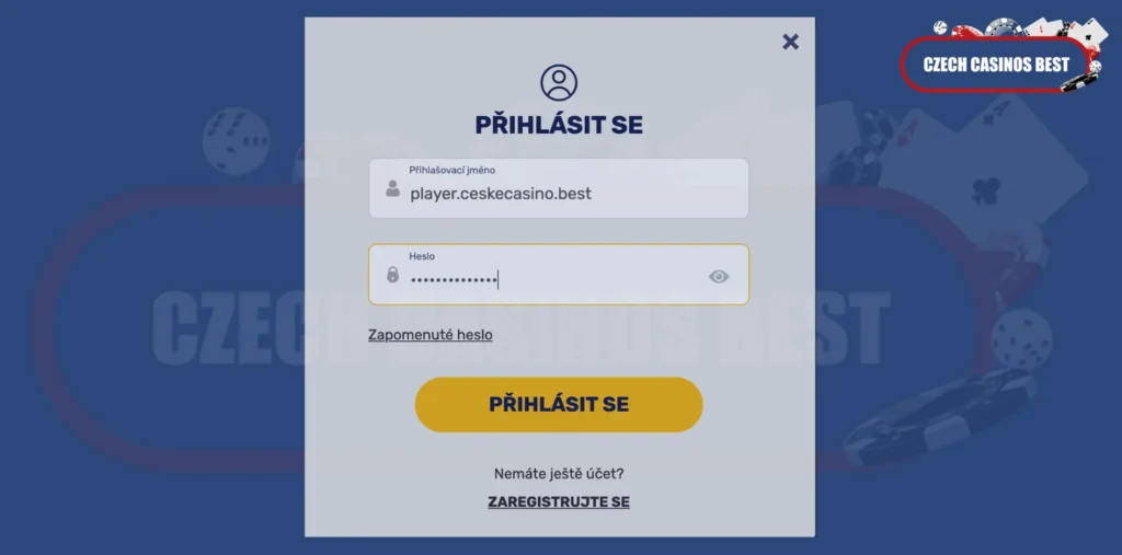 Přihlášení do Forbes Casino
