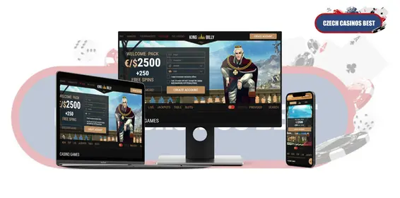 mobilní verze a aplikace King Billy casino