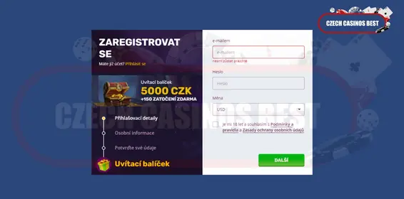 proces přihlášení do kasina playamo