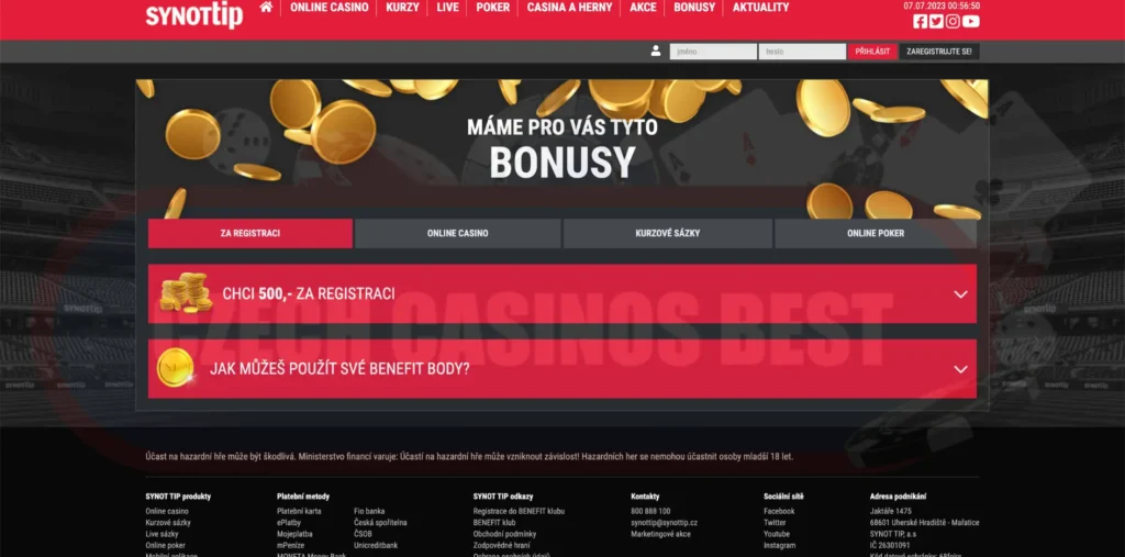 Všechny budovy v SYNOT TIP Casino